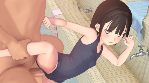 プールで