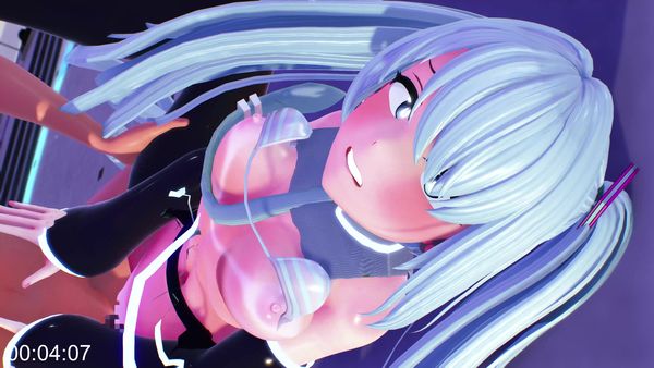 縞ビキニ初音ミク公開セックスステージLive!!