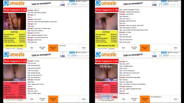 Omegle Hot Teen Gets Nude